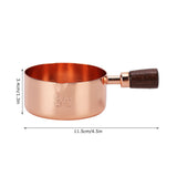 Sauce Pan Wooden Handle Rose Gold Stainless Steel Sauce Pot for Cooking Kitchen Ware1/2cup - Extra Image