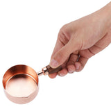 Sauce Pan Wooden Handle Rose Gold Stainless Steel Sauce Pot for Cooking Kitchen Ware1/3cup - Extra Image