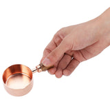 Sauce Pan Wooden Handle Rose Gold Stainless Steel Sauce Pot for Cooking Kitchen Ware1/4cup