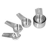 7Pcs/Set Stainless Steel Measuring Cup Measuring Spoon with Scale Baking Tool for Home Kitchen