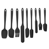 9Pcs Mini Spatula Set Flexible Hand Held Jam Cake Cream Cooking Brush for Kitchen Restaurants