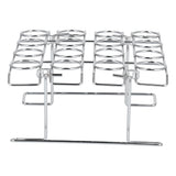 Foldable Cupcake Cone Rack 16 Holes Ice Cream Display Stand Storage Shelf for Party Birthday - Front View