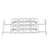 Foldable Cupcake Cone Rack 16 Holes Ice Cream Display Stand Storage Shelf for Party Birthday - Rear View
