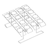 Foldable Cupcake Cone Rack 16 Holes Ice Cream Display Stand Storage Shelf for Party Birthday - Low Angle