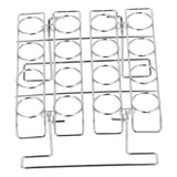 Foldable Cupcake Cone Rack 16 Holes Ice Cream Display Stand Storage Shelf for Party Birthday