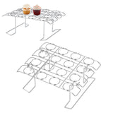 Foldable Cupcake Cone Rack 16 Holes Ice Cream Display Stand Storage Shelf for Party Birthday - Extra Image