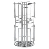 Household Coffee Capsule Holder Rotatable Storage Rack Shelf for 64Pcs Capsule Kitchen