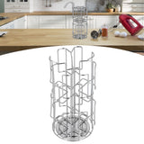 Household Coffee Capsule Holder Rotatable Storage Rack Shelf for 64Pcs Capsule Kitchen - Extra Image
