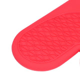 Silicone Oven Mitts with Cotton Heat Insulated Anti Scalding Baking Gloves for Home KitchenRed