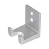 Bottomless Portafilter Rack Aluminum Alloy Viscose Perforated Dual Purpose Coffee Tamper Wall RackSilver - Low Angle