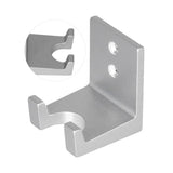 Bottomless Portafilter Rack Aluminum Alloy Viscose Perforated Dual Purpose Coffee Tamper Wall RackSilver