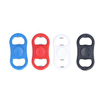 4Pcs Portable Manual Double Head Beer Bottle Opener Hand Decompression Toy Black White Blue Red