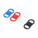 4Pcs Portable Manual Double Head Beer Bottle Opener Hand Decompression Toy Black White Blue Red - Side View