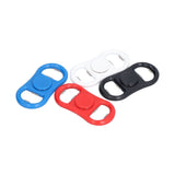 4Pcs Portable Manual Double Head Beer Bottle Opener Hand Decompression Toy Black White Blue Red
