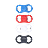 4Pcs Portable Manual Double Head Beer Bottle Opener Hand Decompression Toy Black White Blue Red