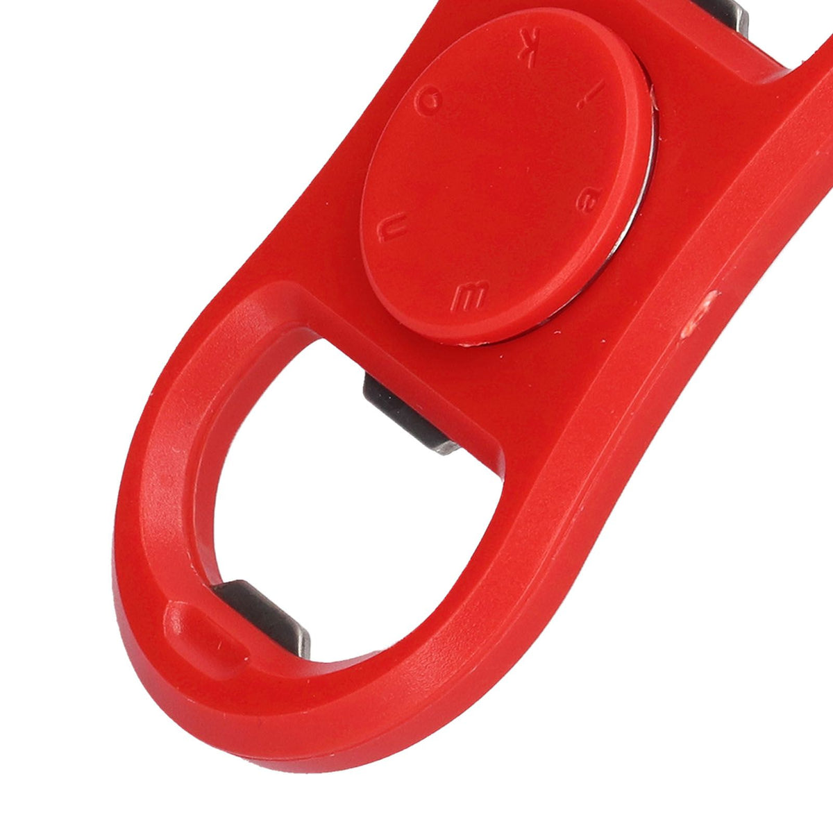 4Pcs Portable Manual Double Head Beer Bottle Opener Hand Decompression Toy Black White Blue Red