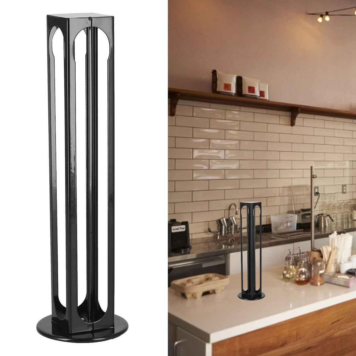 Coffee Capsule Holder 360° Rotatable Coffee Capsules Holder Rack Simple Design Holds 32 Coffee Pods for Coffee Lover