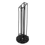 Coffee Capsule Rack 360° Rotatable Metal Coffee Capsules Holder Rack Simple Design Holds 40 Coffee Pods for Coffee Capsule Storage - Rear View