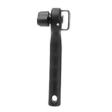 Manual Can Opener Stainless Steel Single Handle Side Open Safety Can Opener for Home CampingBlack - Front View