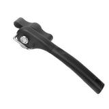 Manual Can Opener Stainless Steel Single Handle Side Open Safety Can Opener for Home CampingBlack