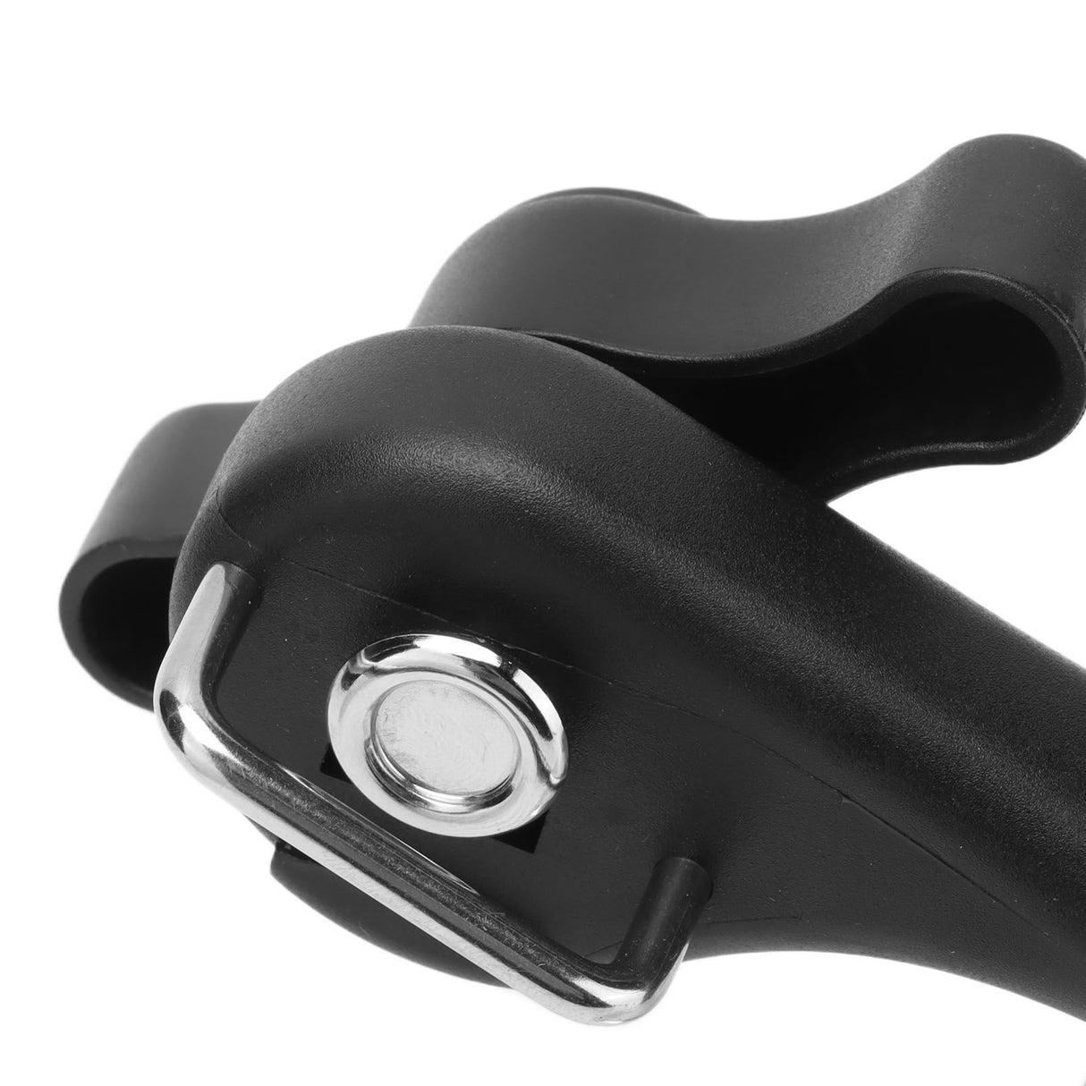 Manual Can Opener Stainless Steel Single Handle Side Open Safety Can Opener for Home CampingBlack