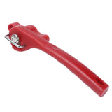 Manual Can Opener Stainless Steel Single Handle Side Open Safety Can Opener for Home CampingRed