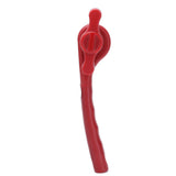 Manual Can Opener Stainless Steel Single Handle Side Open Safety Can Opener for Home CampingRed