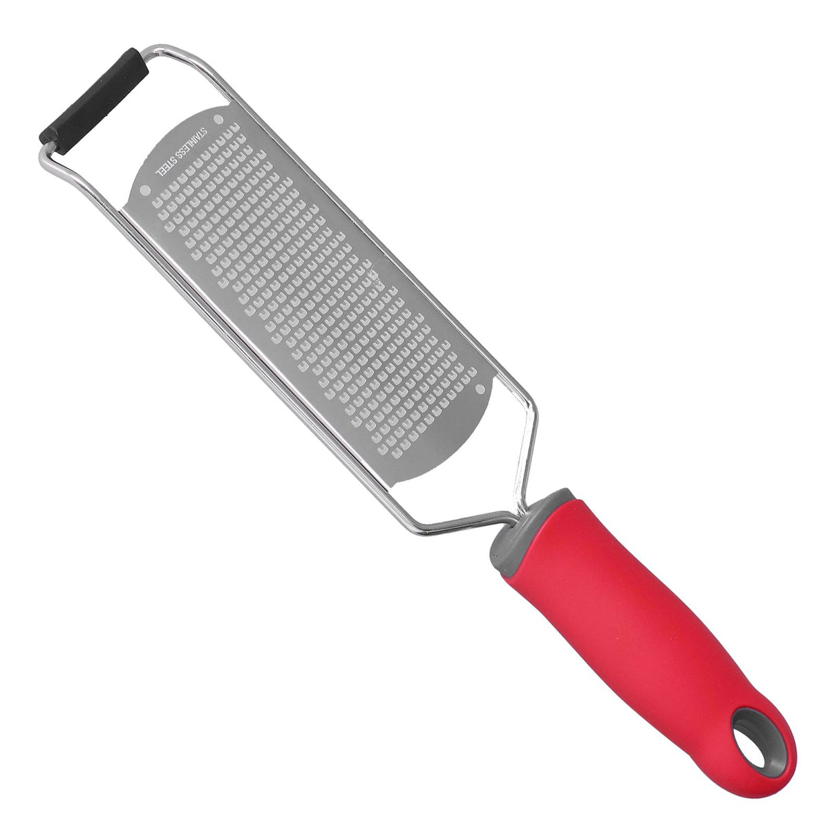 Stainless Steel Cheese Grater Multifucntional Lemon Chocolate Zester with Non Slip HandleFine Teeth