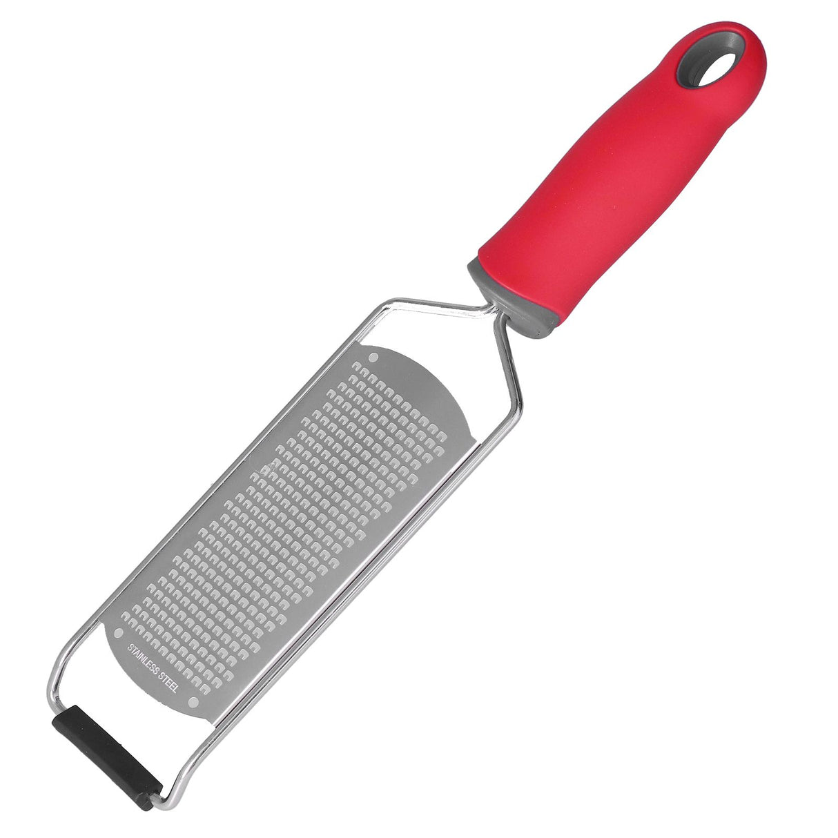 Stainless Steel Cheese Grater Multifucntional Lemon Chocolate Zester with Non Slip HandleFine Teeth