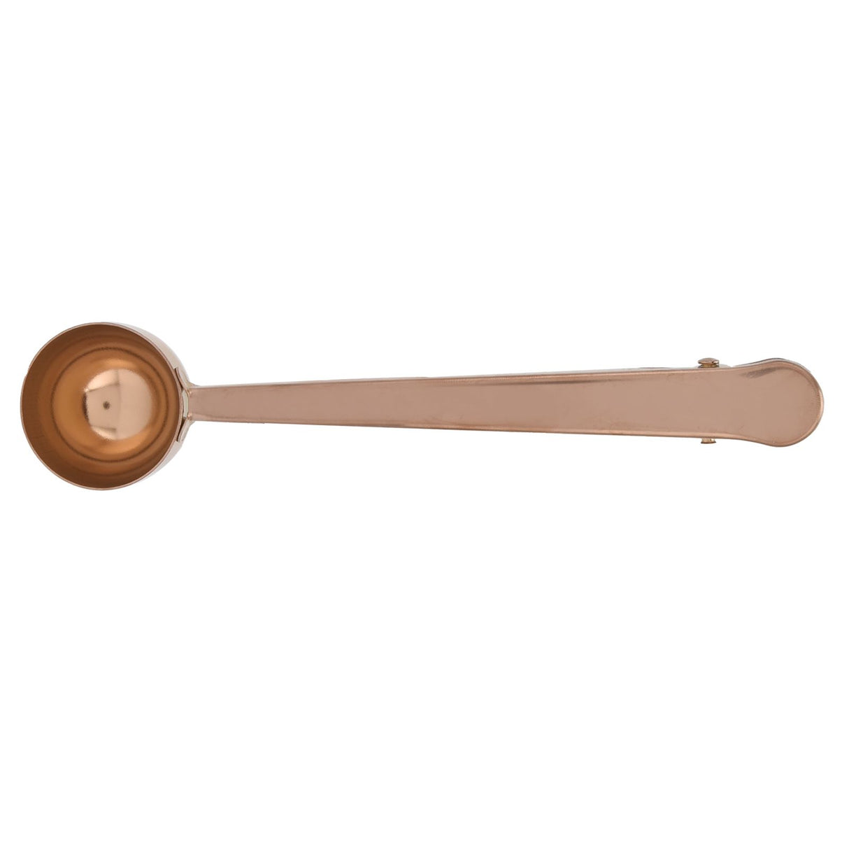 Stainless Steel Coffee Clip Spoon Multifunctional Milk Powder Measuring Spoon for HomeRose Gold
