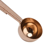 Stainless Steel Coffee Clip Spoon Multifunctional Milk Powder Measuring Spoon for HomeRose Gold - Extra Image