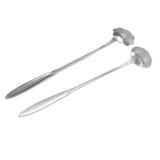 4PCS Mixing Spoon Flower Heart Shaped Coffee Spoon Stainless Steel Desert Scoop Ice Tea SpoonSilver - Extra Image
