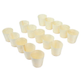 15Pcs Disposable Tasting Cup Wooden Decorated Lightweight Dessert Cup for Home Bars Restaurants - Side View