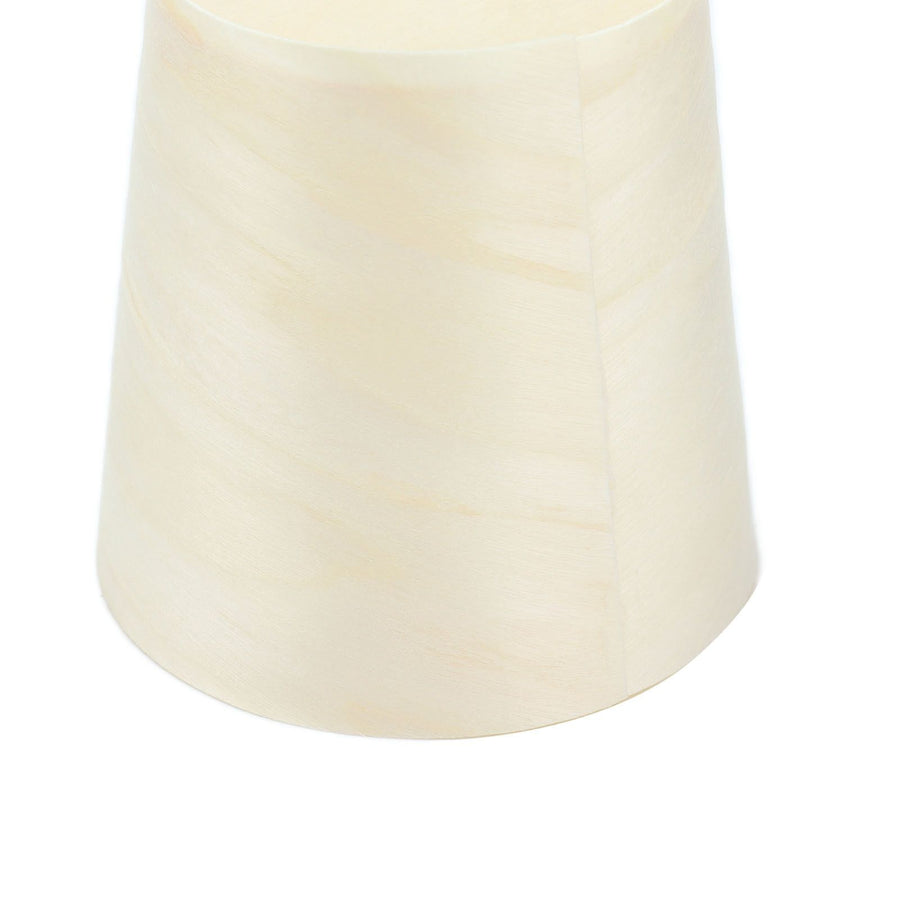 15Pcs Disposable Tasting Cup Wooden Decorated Lightweight Dessert Cup for Home Bars Restaurants