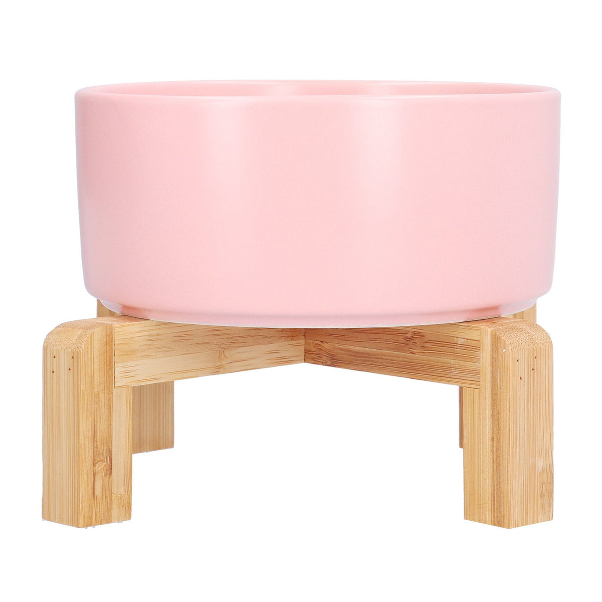 Fruit Salad Dessert Bowl Ceramic Bowl with Frame Big and Round Easy to Clean and Safe for FamilyPink
