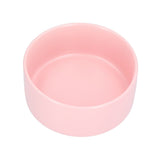 Fruit Salad Dessert Bowl Ceramic Bowl with Frame Big and Round Easy to Clean and Safe for FamilyPink - Extra Image