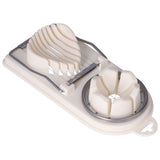 Egg Cutter Household Stainless Steel Wire Egg Cutter Safe Easy to Operate for Hard Boiled EggsWhite