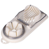 Egg Cutter Household Stainless Steel Wire Egg Cutter Safe Easy to Operate for Hard Boiled EggsWhite
