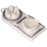 Egg Cutter Household Stainless Steel Wire Egg Cutter Safe Easy to Operate for Hard Boiled EggsWhite