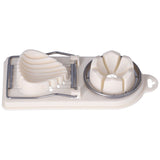 Egg Cutter Household Stainless Steel Wire Egg Cutter Safe Easy to Operate for Hard Boiled EggsWhite