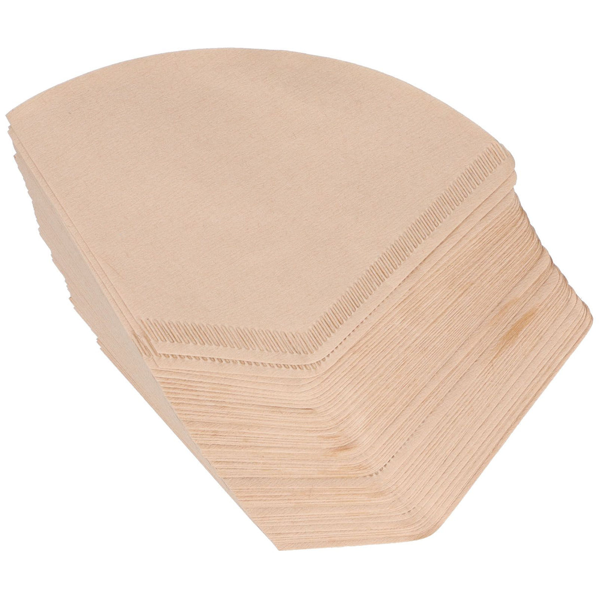 100Pcs/Bag Fan Shaped Coffee Filter Paper Wood Pulp Filter Paper Coffee Making Accessory
