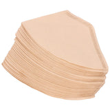 100Pcs/Bag Fan Shaped Coffee Filter Paper Wood Pulp Filter Paper Coffee Making Accessory - Extra Image