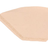 100Pcs/Bag Fan Shaped Coffee Filter Paper Wood Pulp Filter Paper Coffee Making Accessory