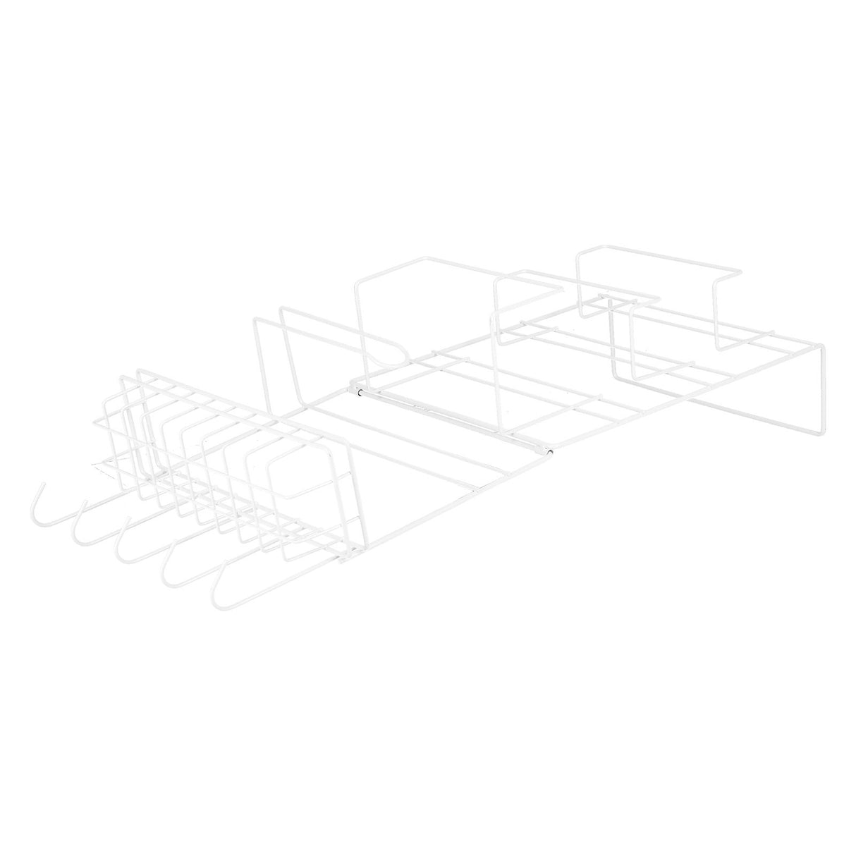 Refrigerator Storage Rack Iron Durable Side Wall Mounted Mini Fridge Organizer for Home Kitchen Restaurant