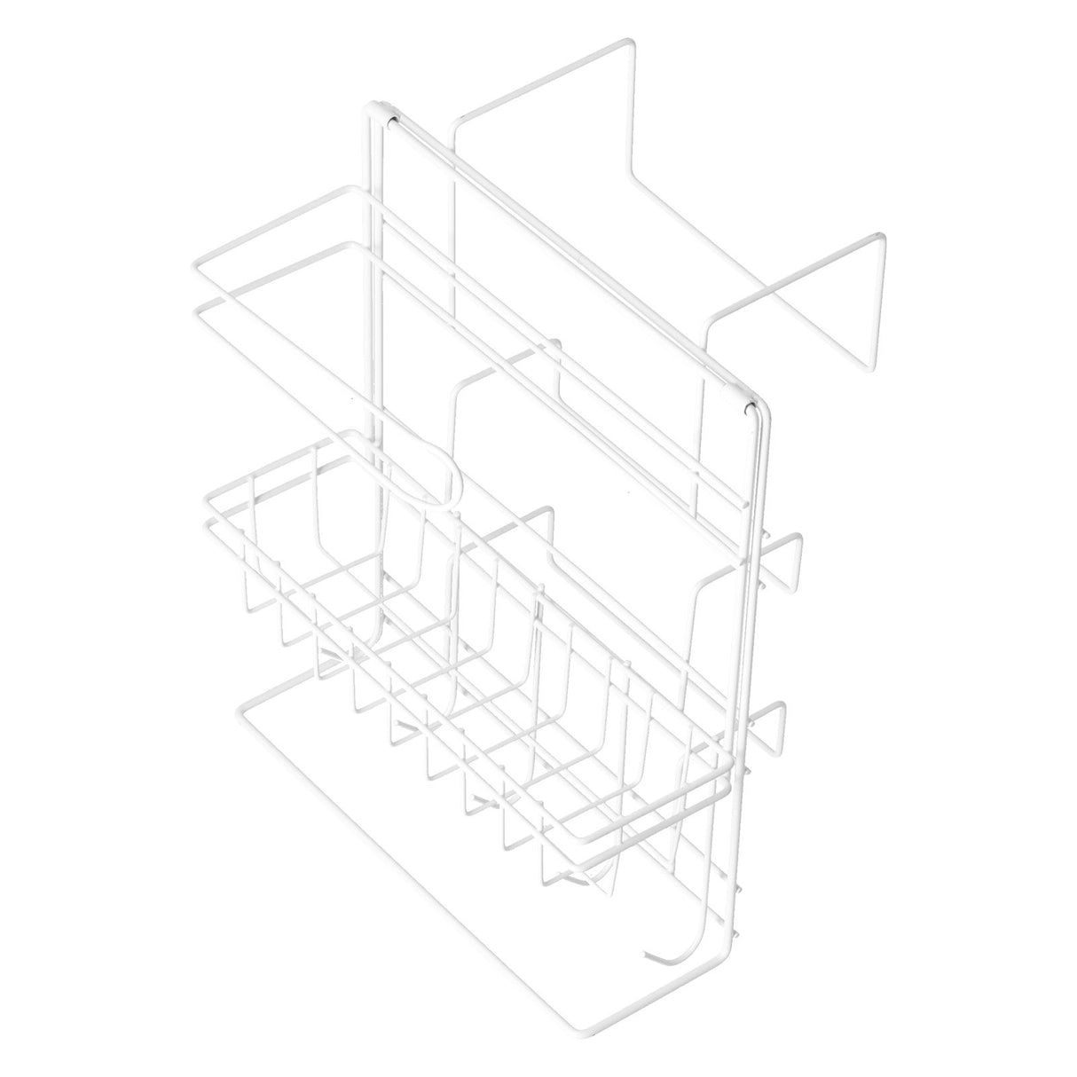 Refrigerator Storage Rack Iron Durable Side Wall Mounted Mini Fridge Organizer for Home Kitchen Restaurant