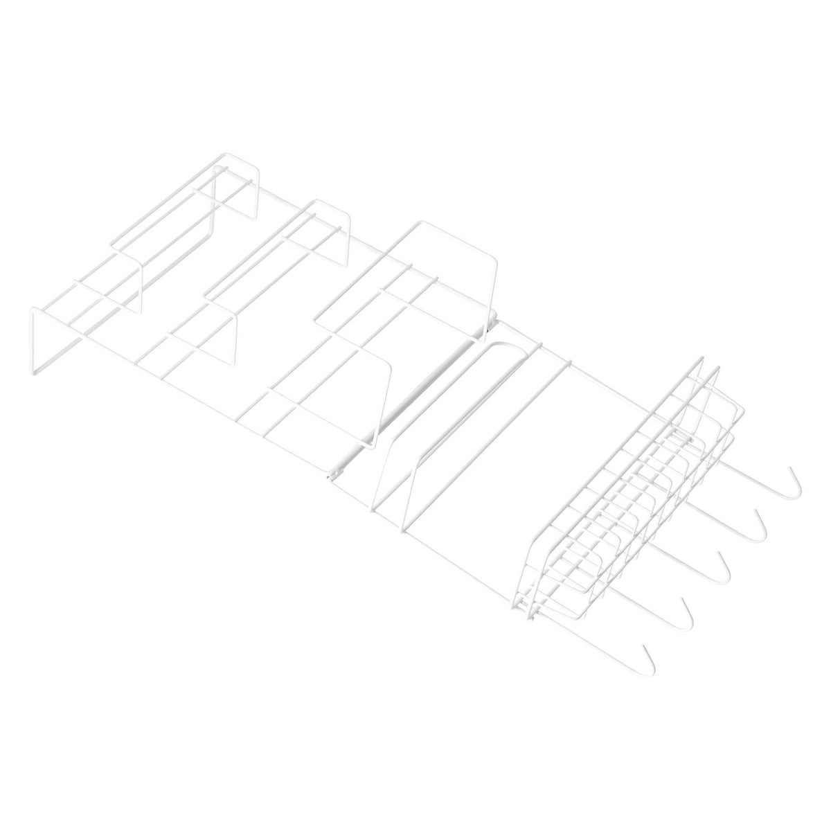 Refrigerator Storage Rack Iron Durable Side Wall Mounted Mini Fridge Organizer for Home Kitchen Restaurant