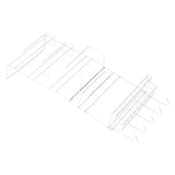 Refrigerator Storage Rack Iron Durable Side Wall Mounted Mini Fridge Organizer for Home Kitchen Restaurant
