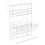 Refrigerator Storage Rack Iron Durable Side Wall Mounted Mini Fridge Organizer for Home Kitchen Restaurant