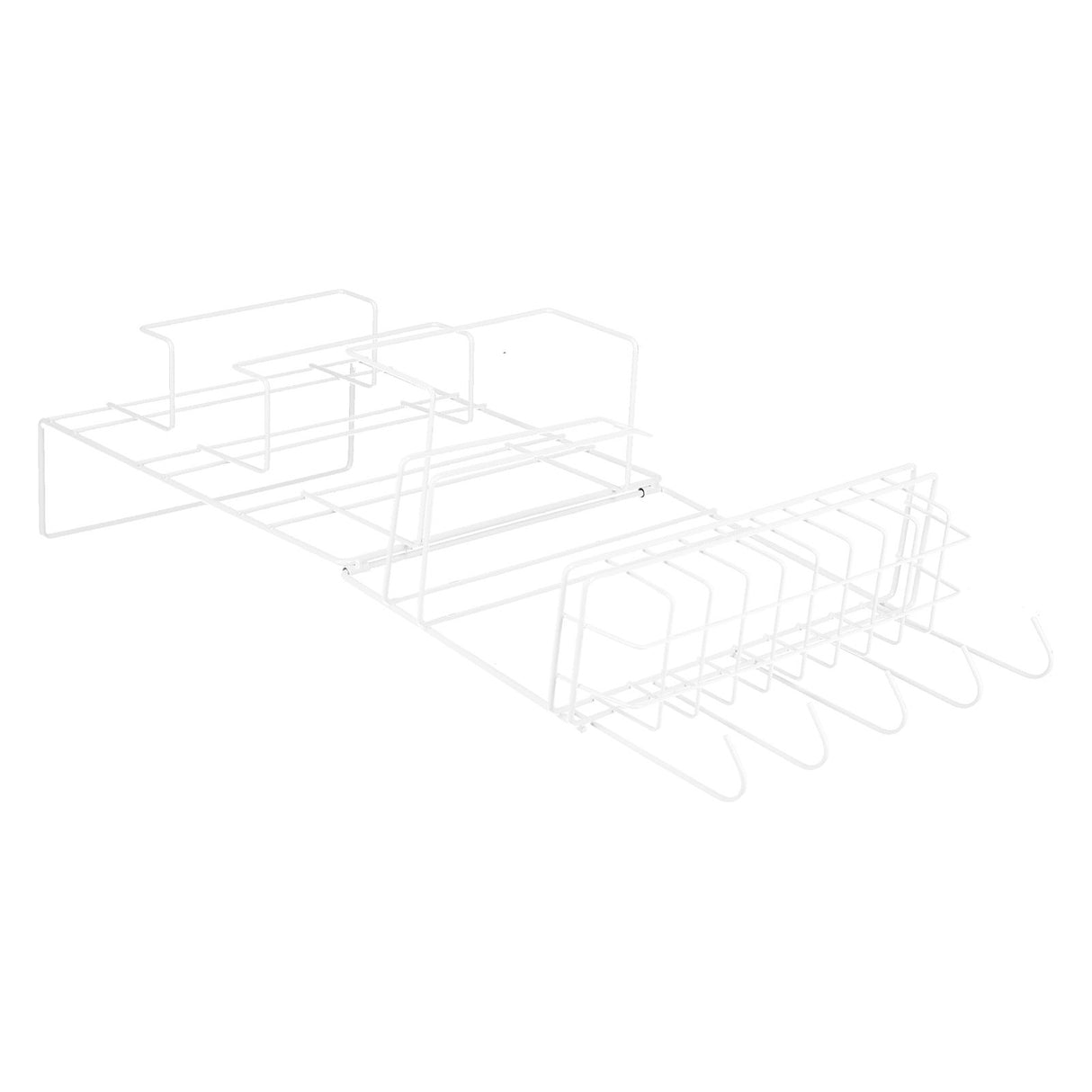 Refrigerator Storage Rack Iron Durable Side Wall Mounted Mini Fridge Organizer for Home Kitchen Restaurant