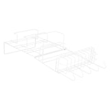 Refrigerator Storage Rack Iron Durable Side Wall Mounted Mini Fridge Organizer for Home Kitchen Restaurant